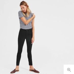 Everlane High-Rise Skinny Jean in black